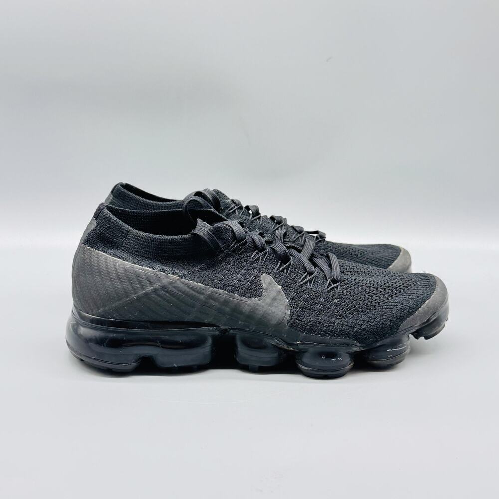Nike Shoes Womens 8 Black Air Vapormax Flyknit Sock Running Athletic Sneakers